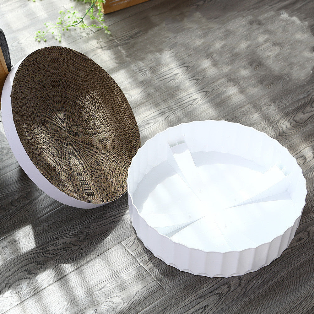 Corrugated Cat Litter Cat Scratcher Round Claw Grinder