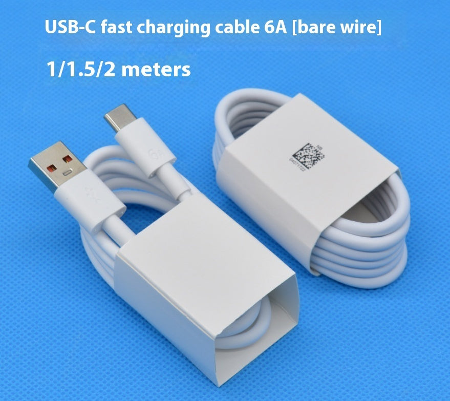 6A Data Cable Type-c Fast Charging Usb Mobile Phone Charging Cable