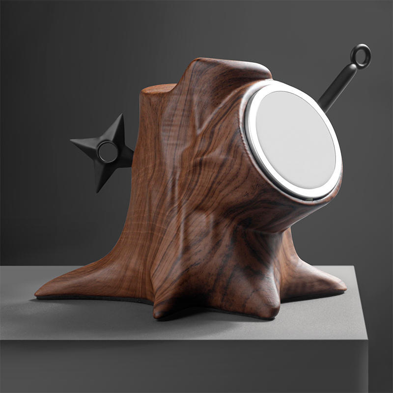 creative-magsafe-magnetic-wireless-charger-stump-shape-mobile-phone-holder