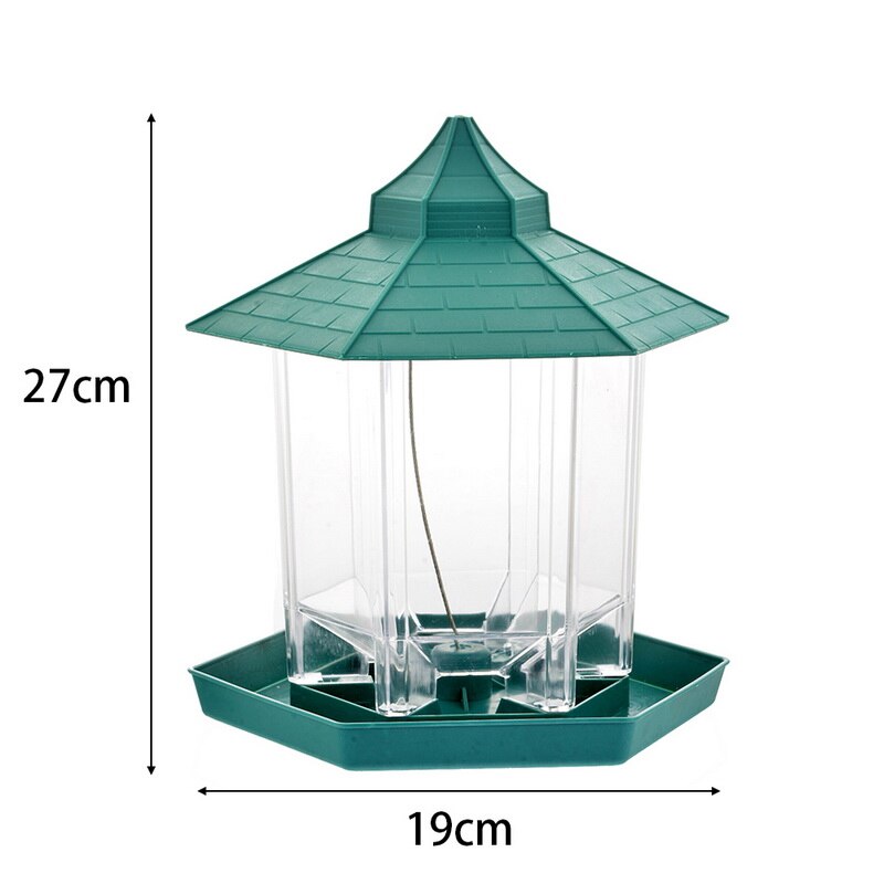 Outdoor Balcony Waterproof Hanging Bird Feeder