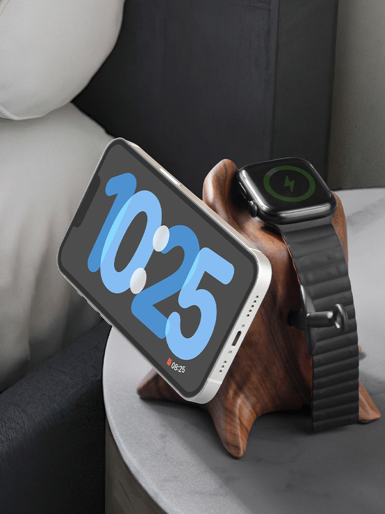 creative-magsafe-magnetic-wireless-charger-stump-shape-mobile-phone-holder