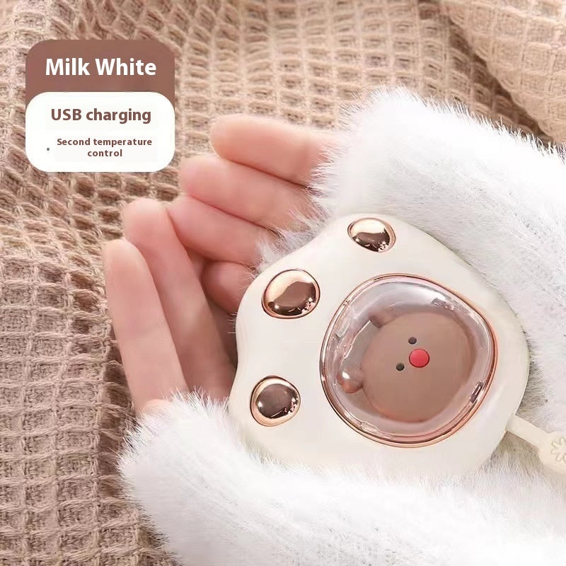 Hand Warmer Power Bank Usb Digital Display Portable Mini Heating Pad